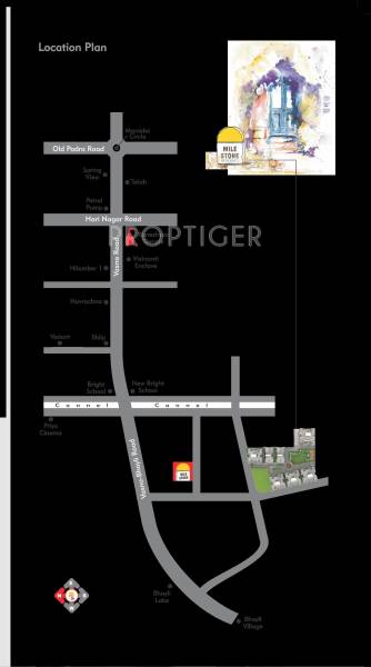 Images for Location Plan of Milestone Nakshatra Heights