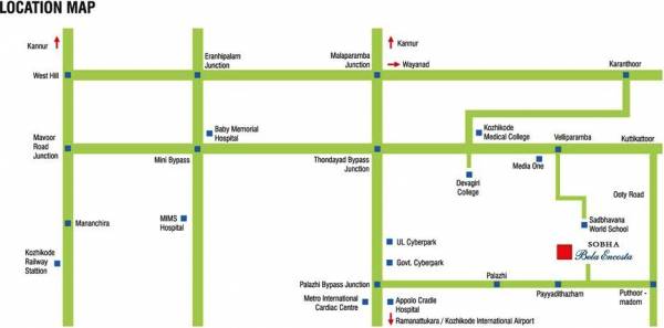Images for Location Plan of Sobha Bela Encosta Images for Location Plan of Sobha Bela Encosta