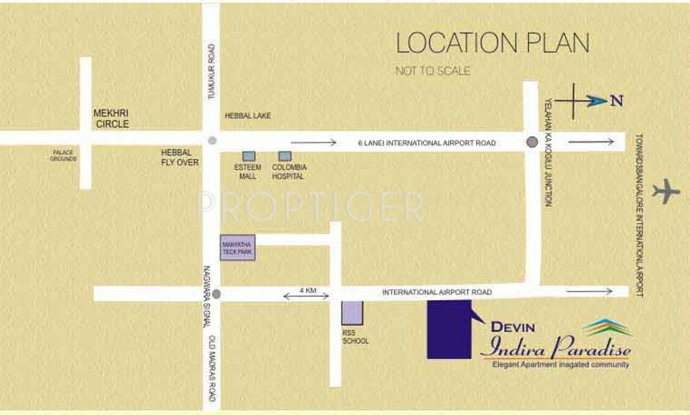 Images for Location Plan of Devin Infrastructure Devin Indira Paradise Plot
