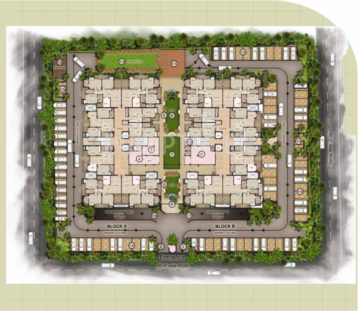  kohinoor-garden Images for Site Plan of Trimurty Kohinoor Garden