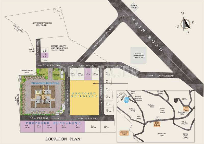 Images for Location Plan of SDPL Omkar Gaurav Enclave Villa