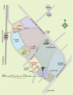Images for Location Plan of DV Shree Krishna Garden Images for Location Plan of DV Shree Krishna Garden