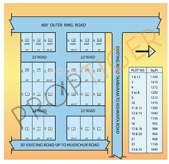 Images for Layout Plan of Dream Hi Tech City Phase 1
