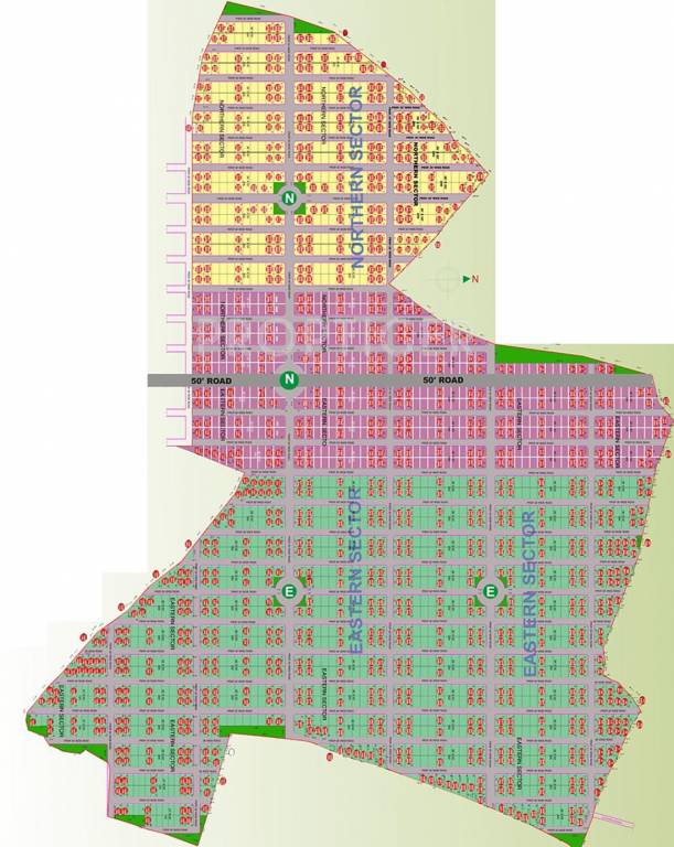 Images for Layout Plan of Vikhyath Haritha Vanam Phase II