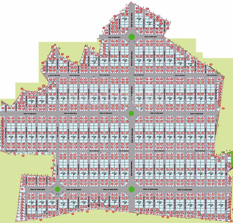 Images for Layout Plan of Vikhyath Haritha Vanam Phase III