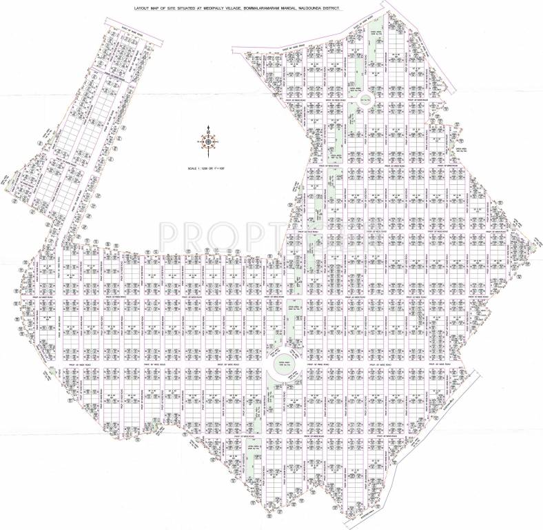 Images for Layout Plan of Vikhyath Haritha Vanam Phase III
