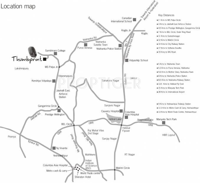  thumbprint Images for Location Plan of Baldota Thumbprint