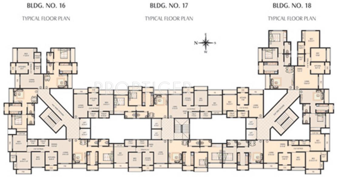  shree shashwat Tower A Cluster Plan