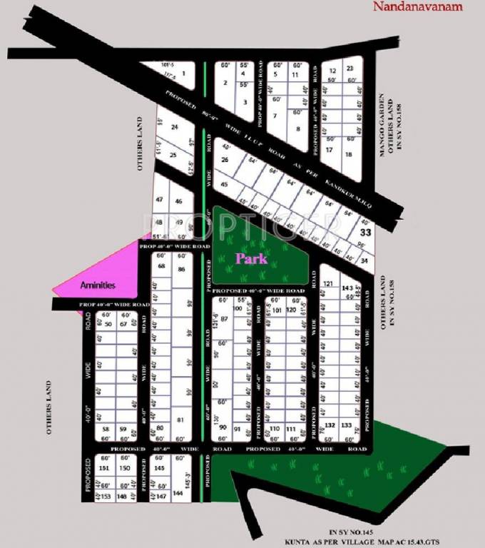 Images for Layout Plan of SaiCharan Nandananavana