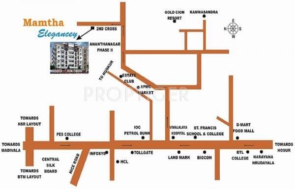 Images for Location Plan of Mamtha Elegancy Images for Location Plan of Mamtha Elegancy