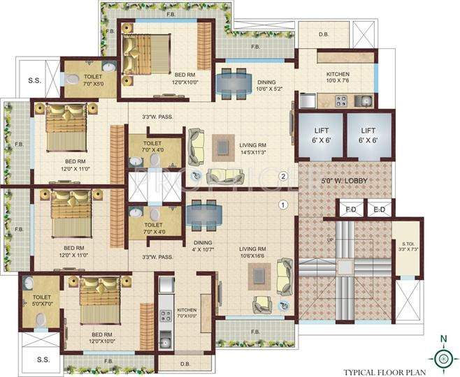 Images for Cluster Plan of DV Fressia NX