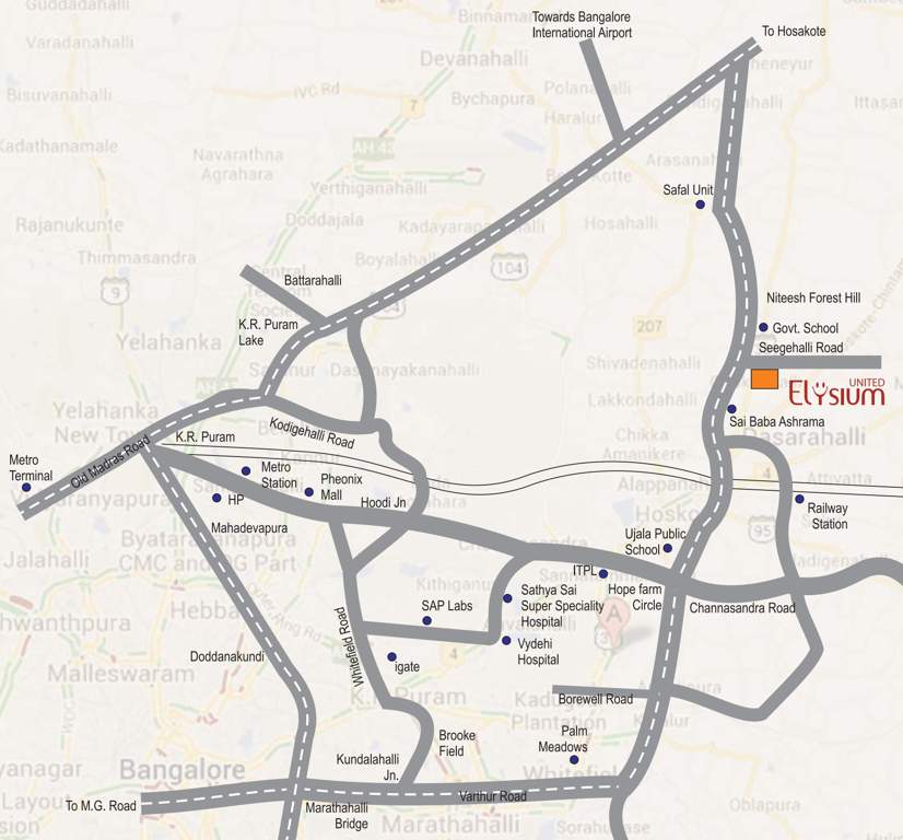  elysium Images for Location Plan of United Elysium