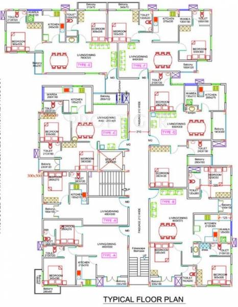 Dream Flower Auriga Typical Cluster Plan