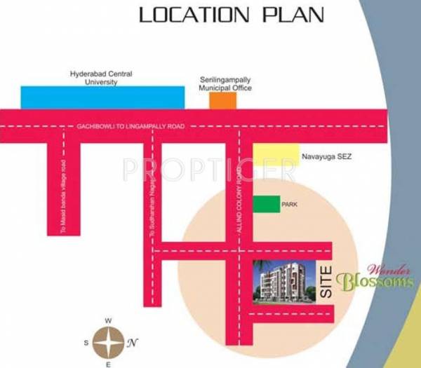 Images for Location Plan of Wonder Avenues Blossoms