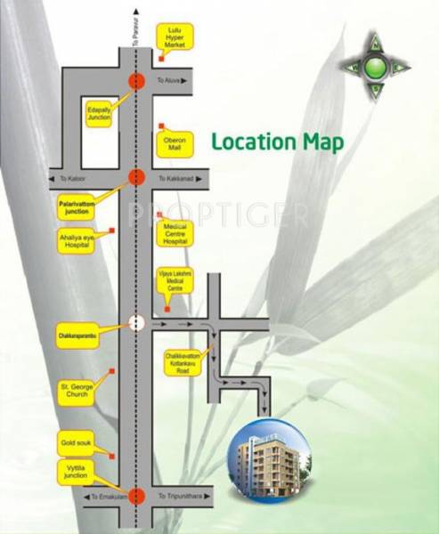 Dream Flower Casa Bella Location Plan