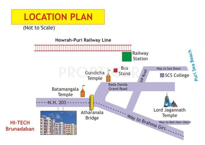 Images for Location Plan of Hi Tech Brundaban