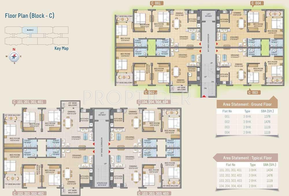  orchid Block F Cluster Plan