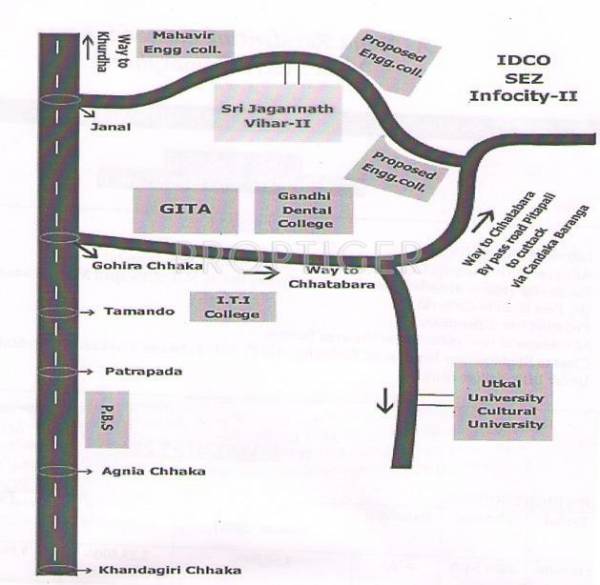 Images for Location Plan of SRB Sri Jagannath Vihar II Images for Location Plan of SRB Sri Jagannath Vihar II