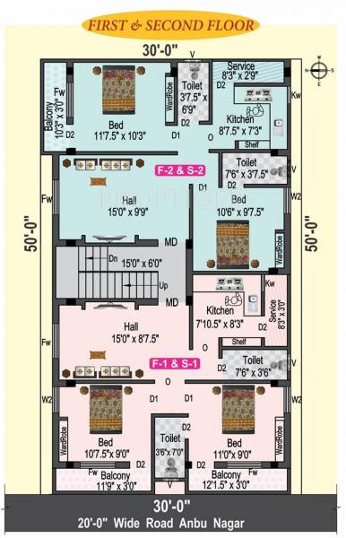 Images for Cluster Plan of Durai Foundation Sivam Apartments