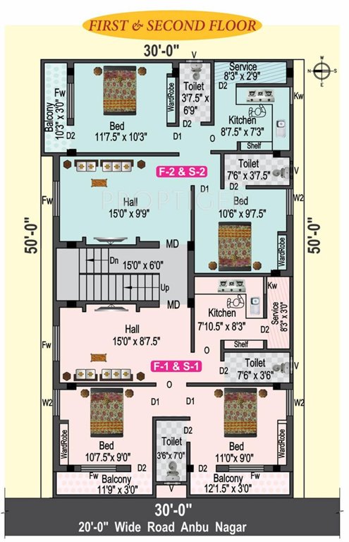 Images for Cluster Plan of Durai Foundation Sivam Apartments
