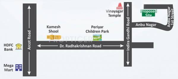 Images for Location Plan of Durai Foundation Sivam Apartments