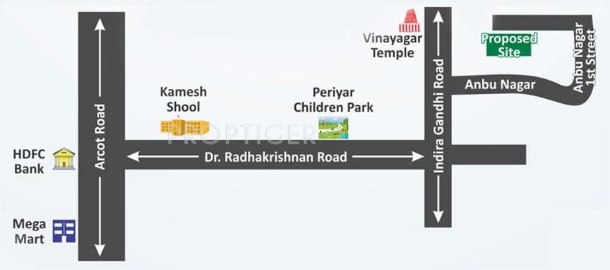 Images for Location Plan of Durai Foundation Sivam Apartments