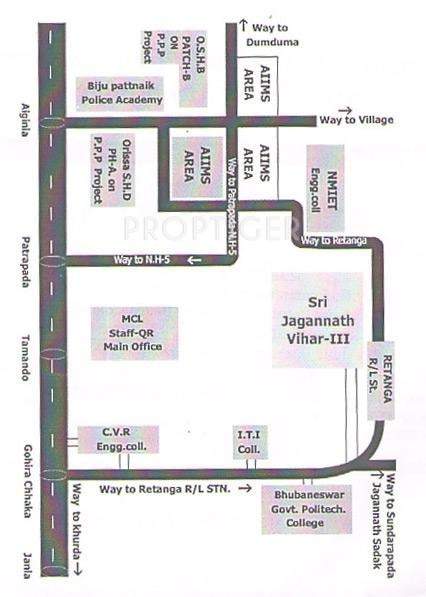  sri jagannath vihar iii Images for Location Plan of SRB Sri Jagannath Vihar III
