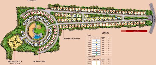 Images for Master Plan of Prestige Silver Oak Apartment