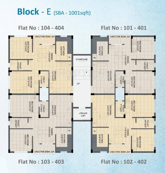  ratna-lifestyle Block-A Cluster Plan