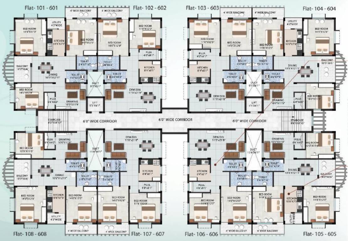  subhashri tower Cluster Plan