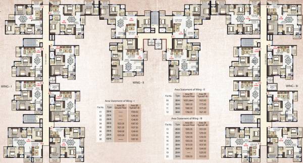  square Images for Cluster Plan of Sandeep Square