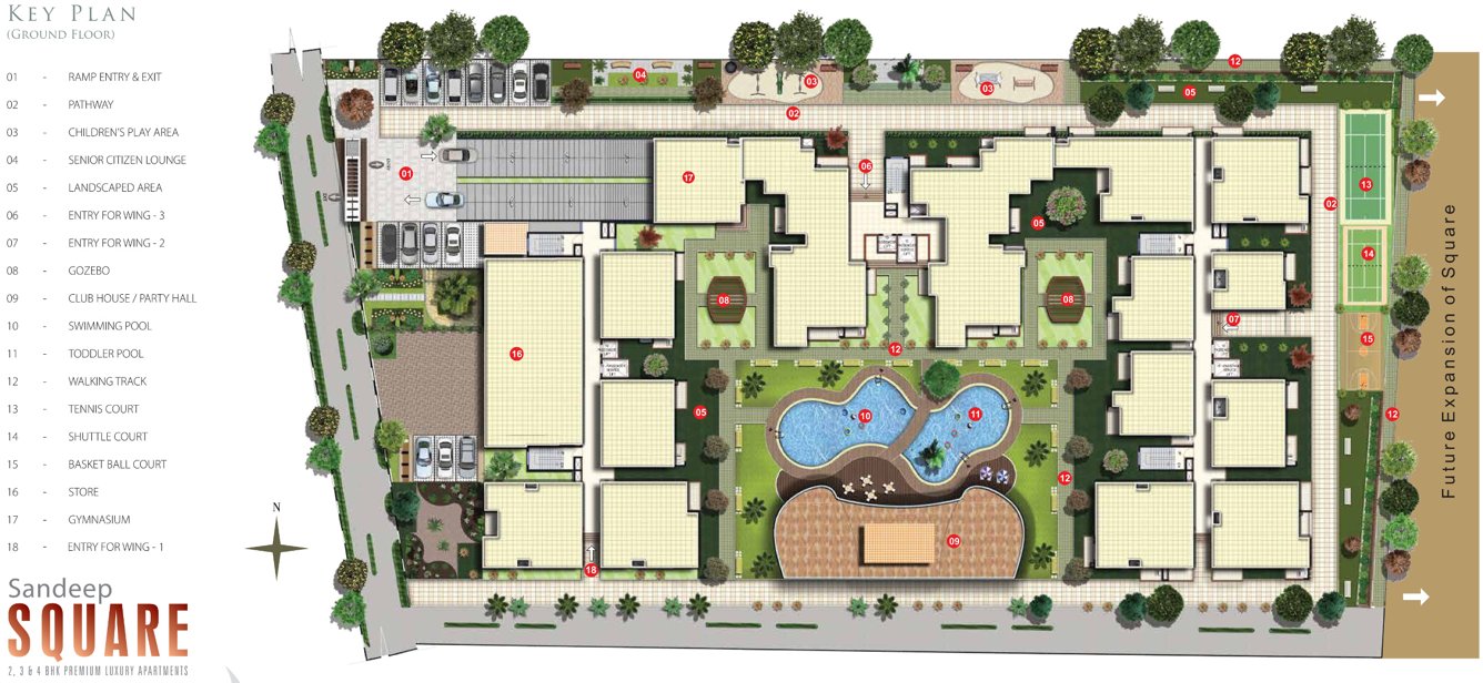 square Images for Layout Plan of Sandeep Square