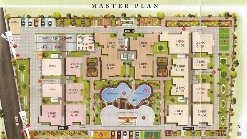  square Images for Master Plan of Sandeep Square