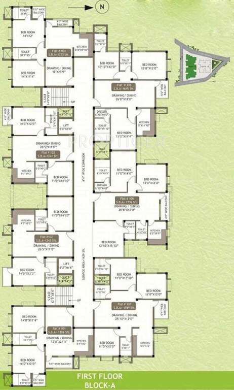 Images for Cluster Plan of Lifestyle Akruti Lifestyle