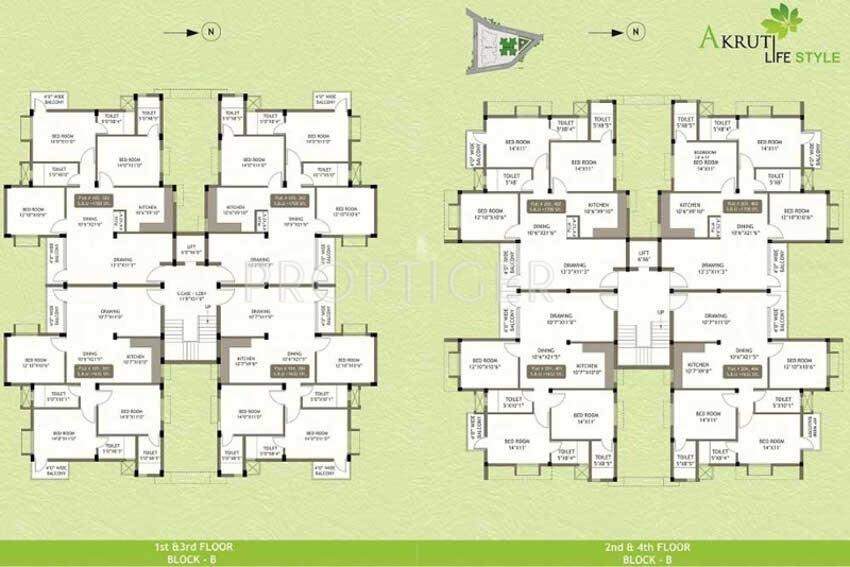 Images for Cluster Plan of Lifestyle Akruti Lifestyle