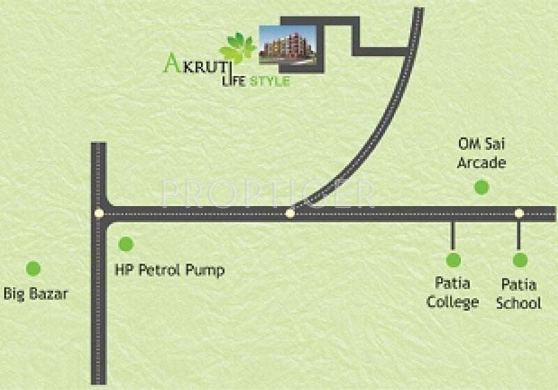 Images for Location Plan of Lifestyle Akruti Lifestyle