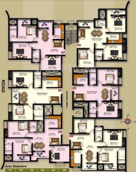 Images for Cluster Plan of Trishakti Hlv Plaza