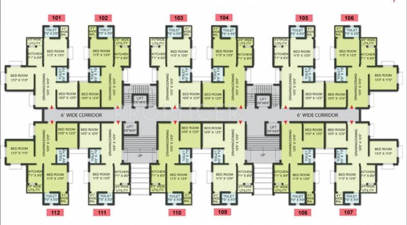  chandaka-meadows Block A Cluster Plan