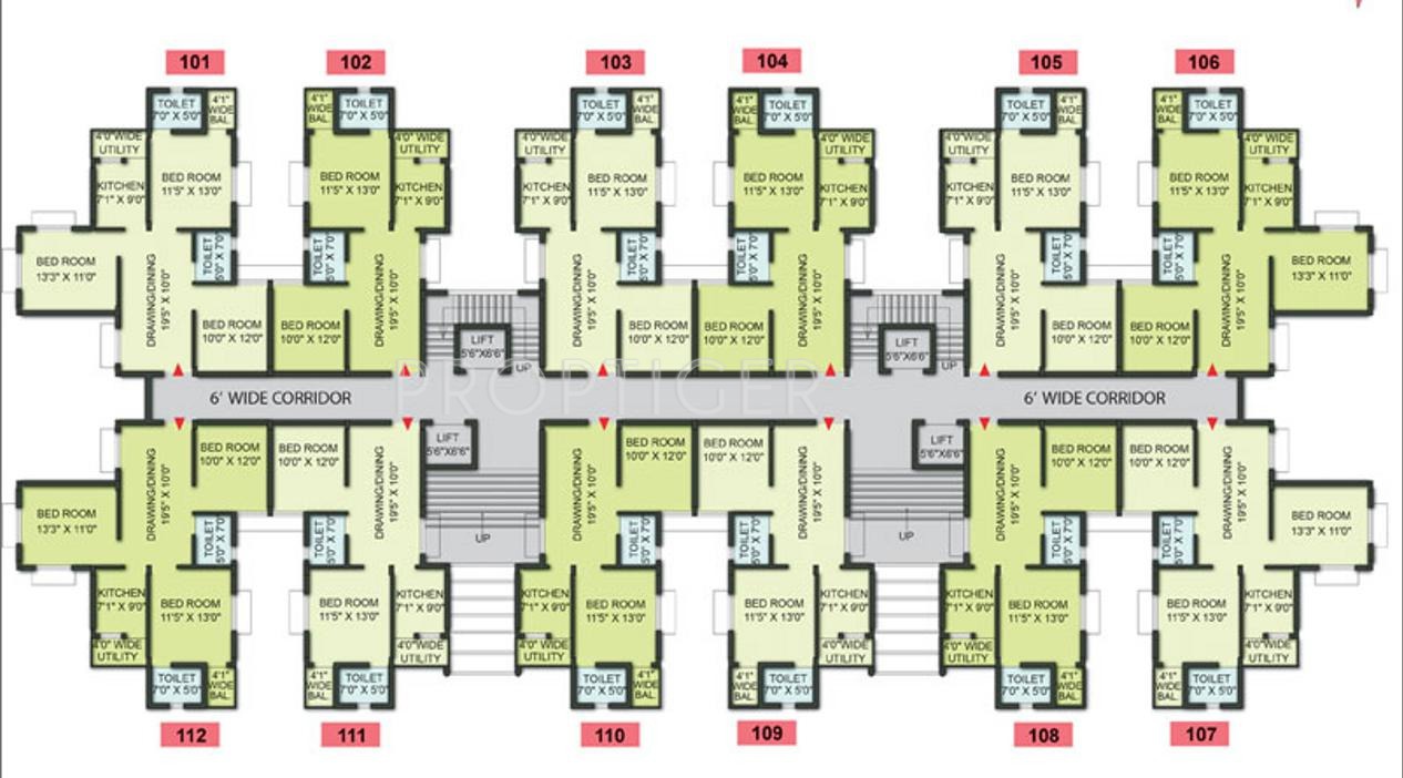 chandaka meadows Block A Cluster Plan