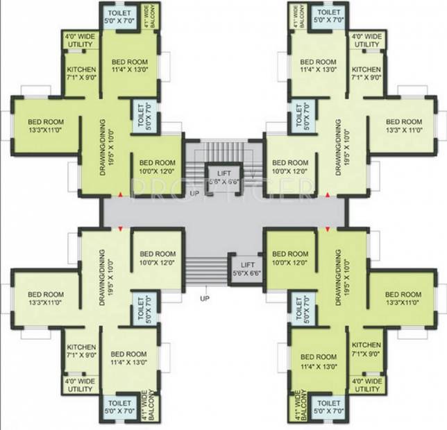  chandaka-meadows Block A Cluster Plan