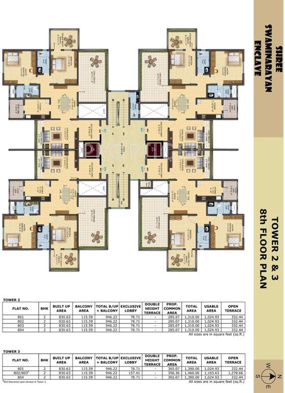 Images for Cluster Plan of SDPL Shree Swaminarayan Enclave