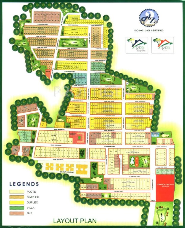 A2Z Builders Green Height Apartment Master Plan