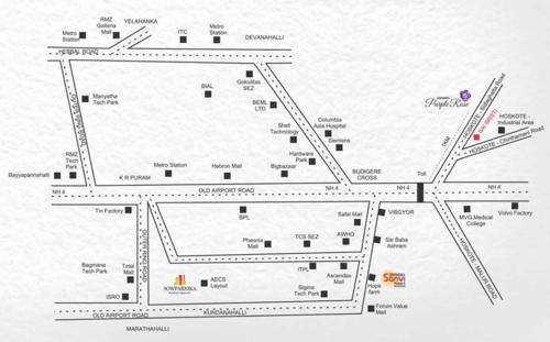  purple-rose Images for Location Plan of Sowparnika Purple Rose