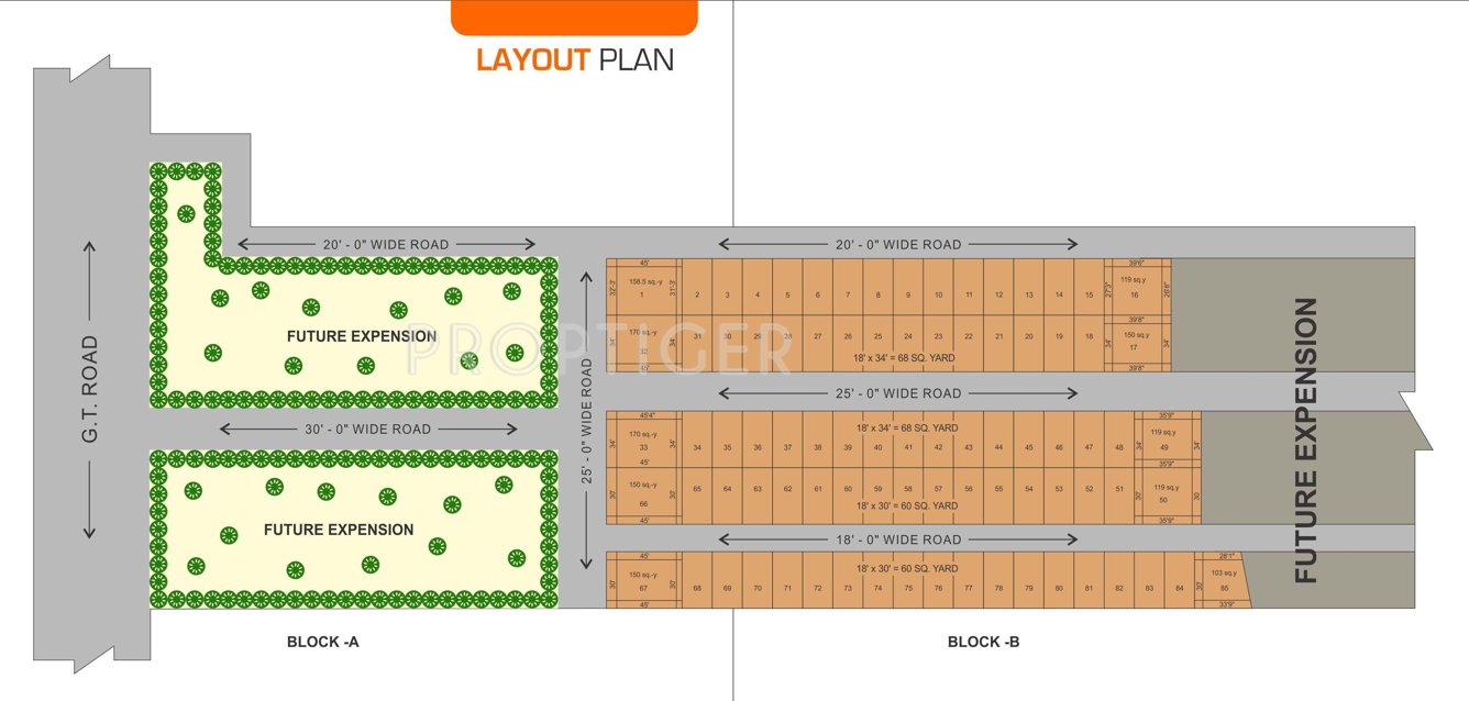 Mehak Infrastructure Residency Villa Layout Plan