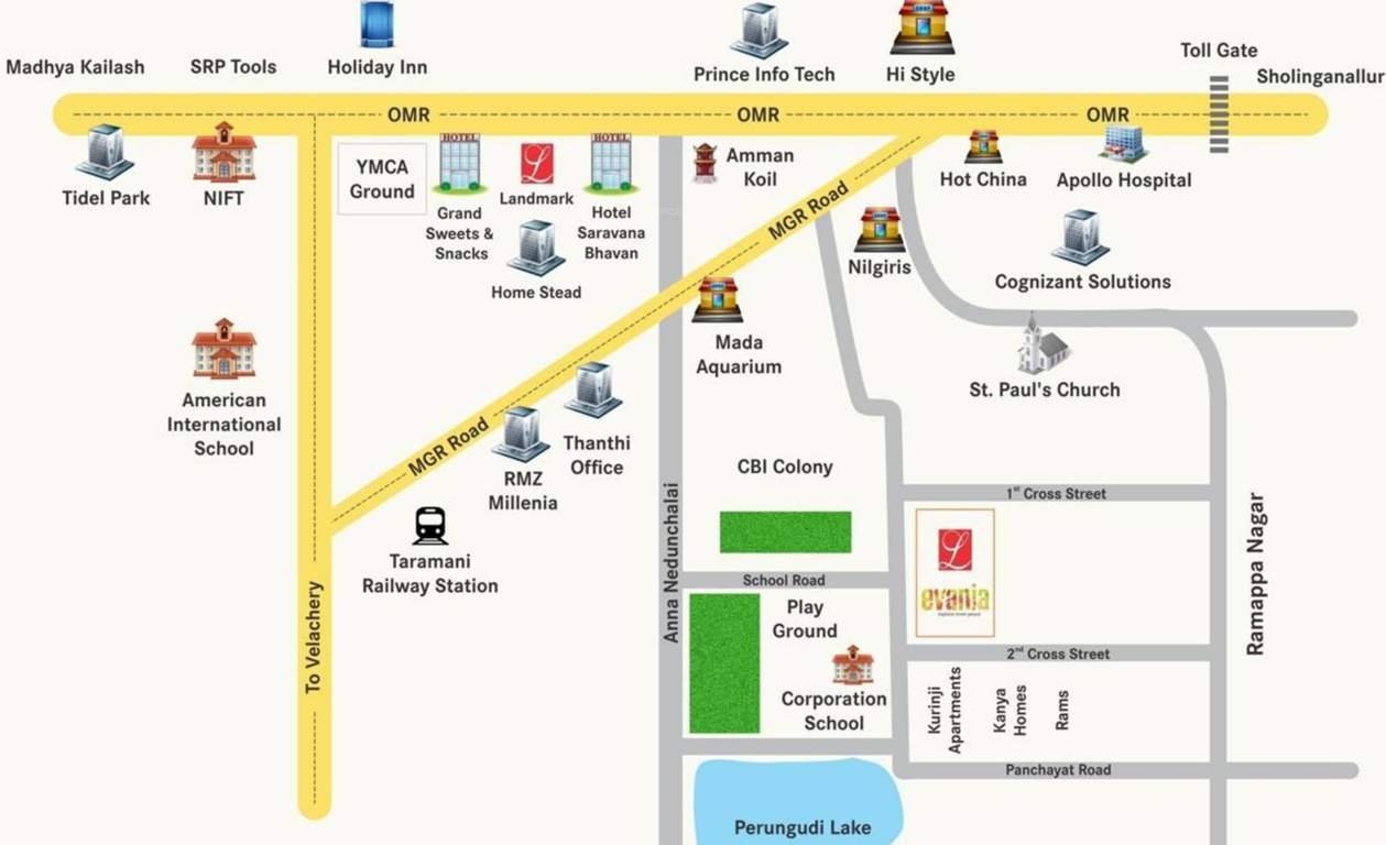  evania Images for Location Plan of Landmark Evania