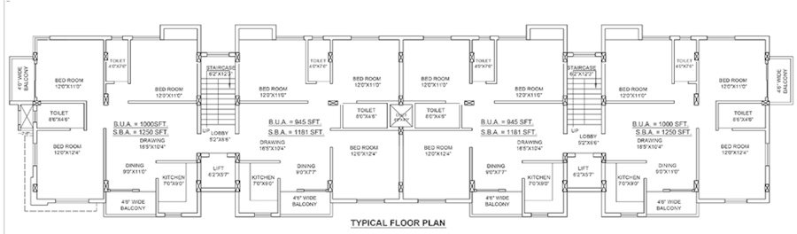  harihara lifestyle Single Tower Cluster Plan