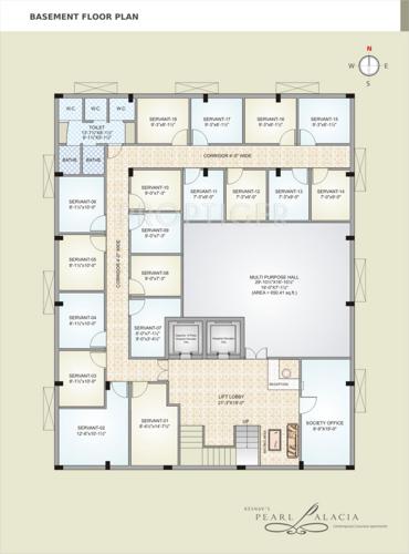 Images for Cluster Plan of Pearl Palacia Images for Cluster Plan of Pearl Palacia