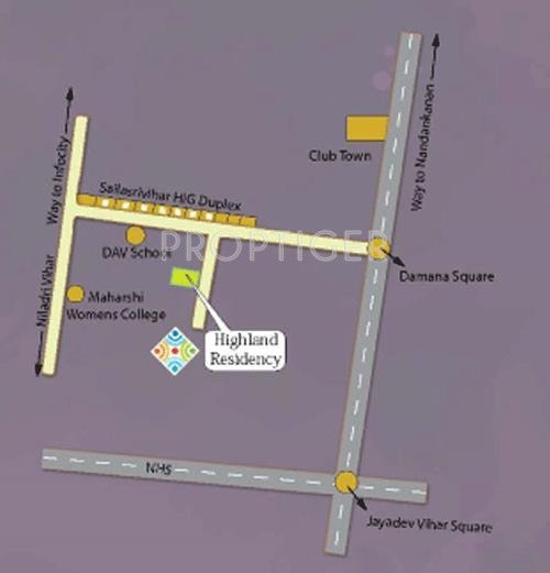 Images for Location Plan of Z estates Highland Residency