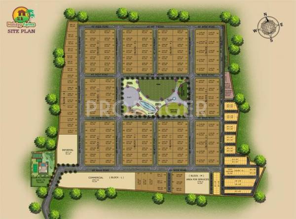 Praxis Developers India Pvt Ltd Holiday Farms Layout Plan