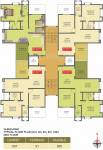 Even Floor Cluster Plan Trimurti Associates Chandranil Apartment Even Floor Cluster Plan